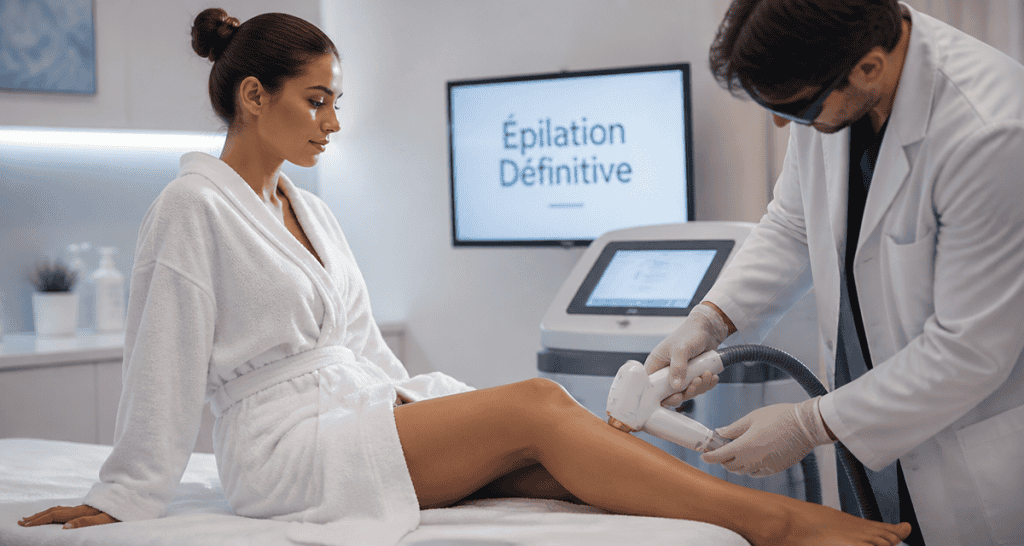 épilation définitive laser en studio