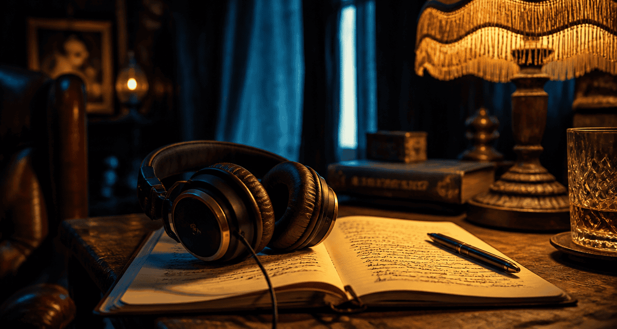 erotic audio casque carnet lumière chaude