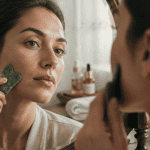 gua sha bienfaits sur le visage femme