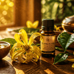 huile essentielle ylang ylang bienfaits flacon fleurs