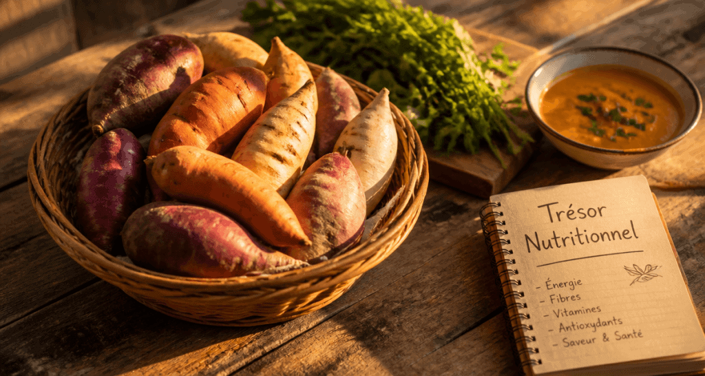 Le bienfait de la patate douce en panier