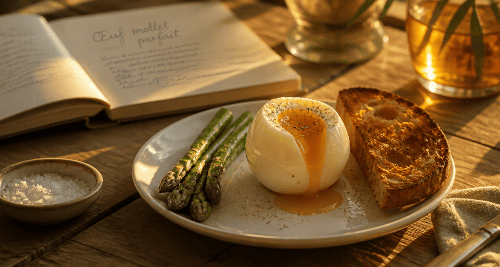Oeuf mollet temps de cuisson 6 minutes