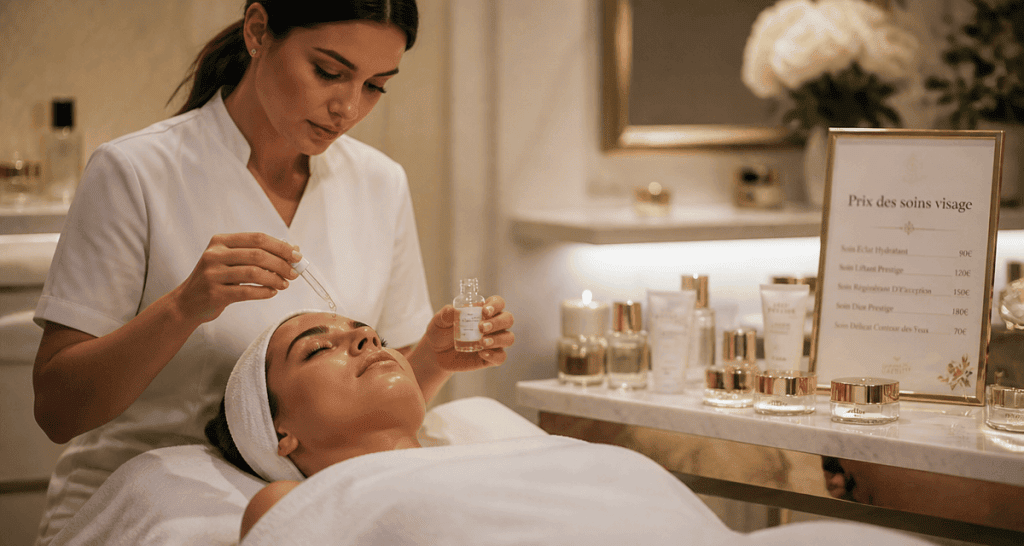 Soin du visage prix en institut
