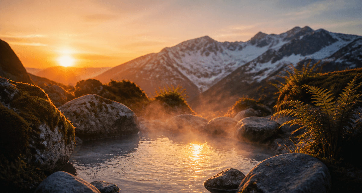 source chaude pyrénées gratuite paysage sauvage