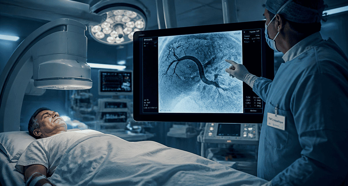 tips hépatique en salle d'angiographie