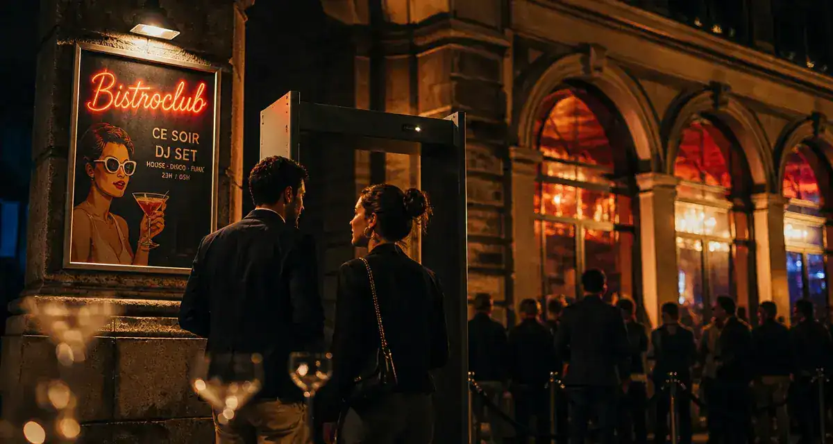 Avis sur F&K Bistroclub à Lyon : entrée du club, Bistroclub
