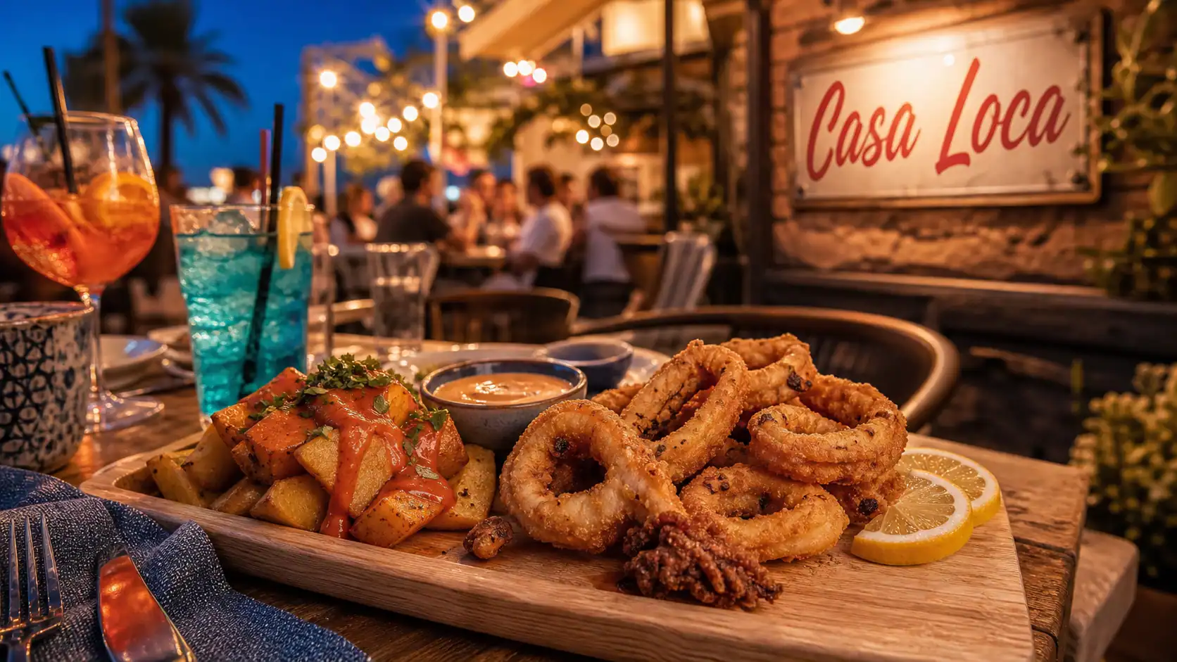 Casa Loca Valras : tapas marins et ambiance festive en bord de mer