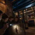 Escape game paris top : équipe découvre une serrure dans un décor métro