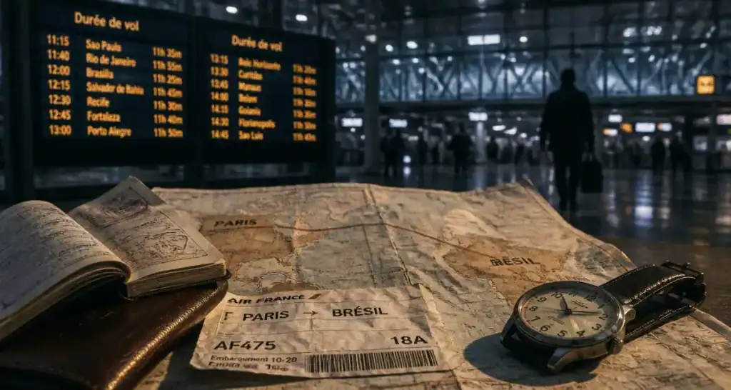 Heure de vol paris bresil : passeport et billet à l’aéroport