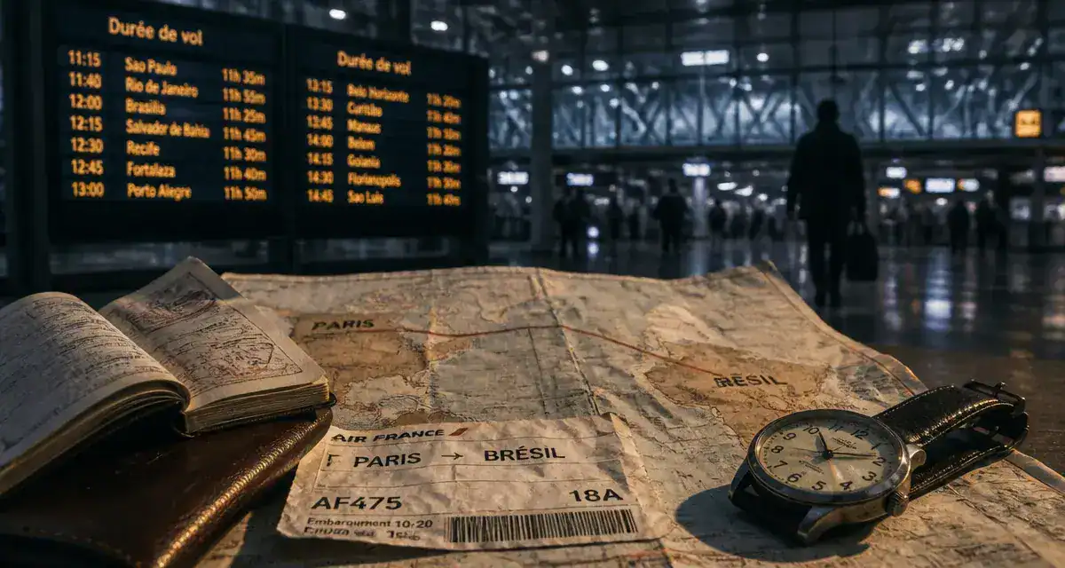 Heure de vol paris bresil : passeport et billet à l’aéroport