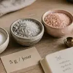 Meilleur sel pour la santé : sel de mer, sel rose, sel de table
