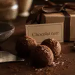 Truffes de chocolatiers français : chocolat noir artisanal