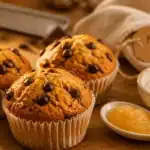 Muffin light aux pépites de chocolat noir, sans beurre ni sucre raffiné