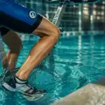 Séance aquabike en bassin : sculpter le corps sans risque, vélo immergé