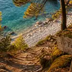 plage thassos galets mer turquoise