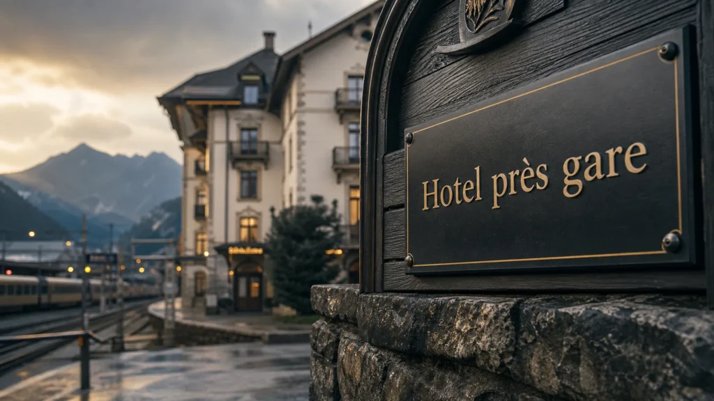 Hotel saint moritz près de la gare
