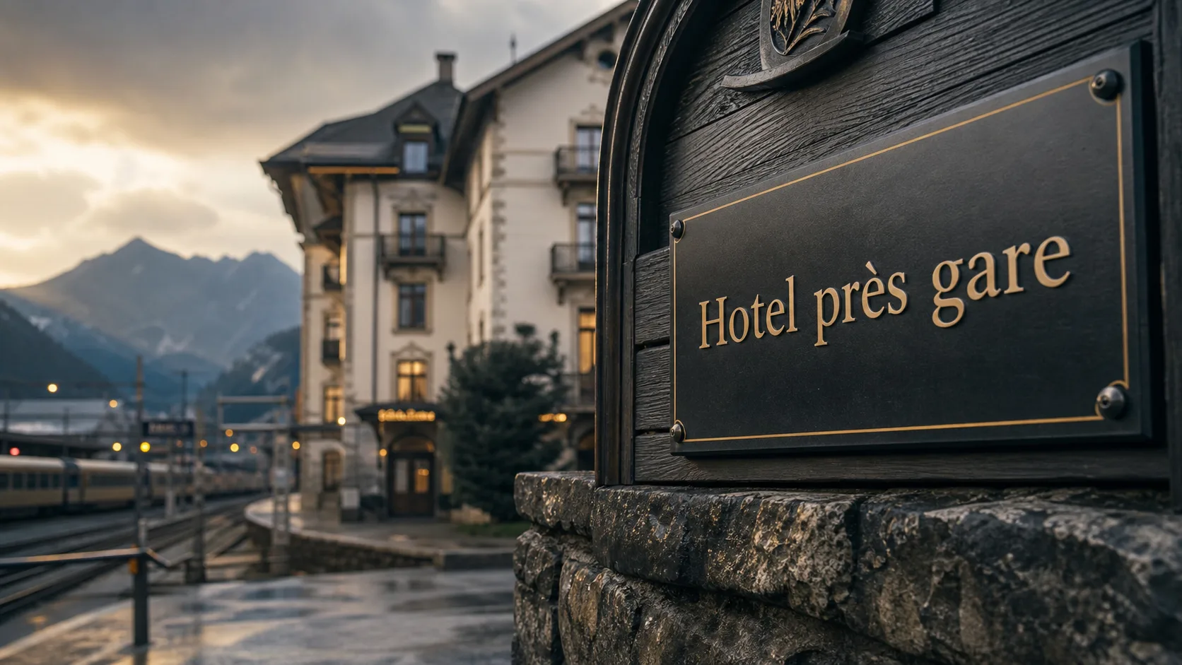 Hotel saint moritz près de la gare