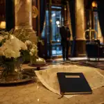Liste des hôtels de luxe paris, hall d’hôtel de luxe à Paris