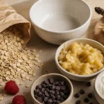 Que faire avec des flocons d avoine : flocons, banane et yaourt en dessert