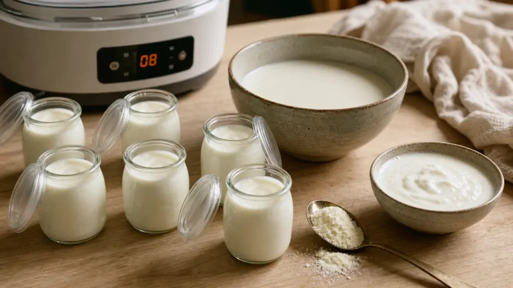 37°C, une nuit, du lait entier : la recette maison pour des yaourts fermes
