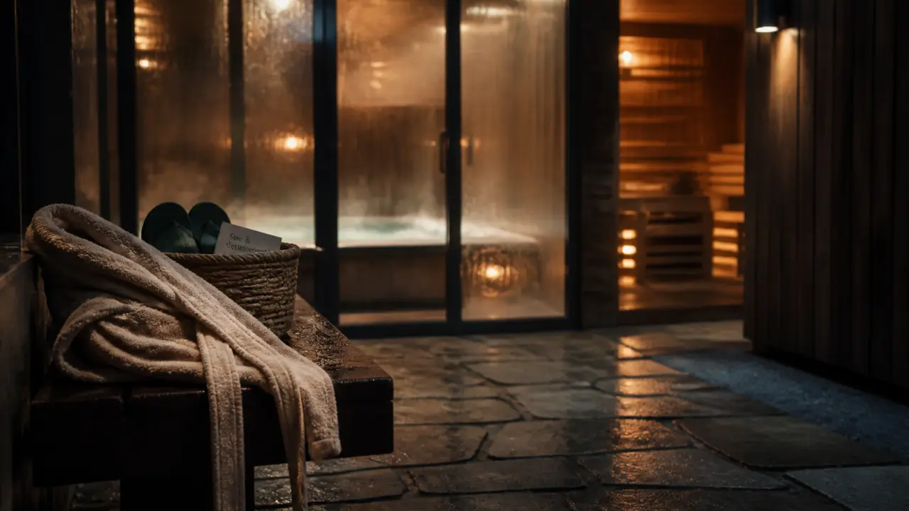 Hotel spa en auvergne : peignoir et équipements spa