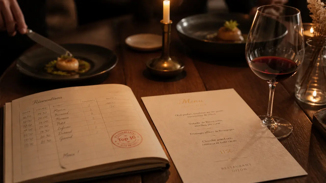Les 10 meilleurs restaurants à Dijon Côte d’Or 2026 : restaurant dijonnais, vin Bourgogne
