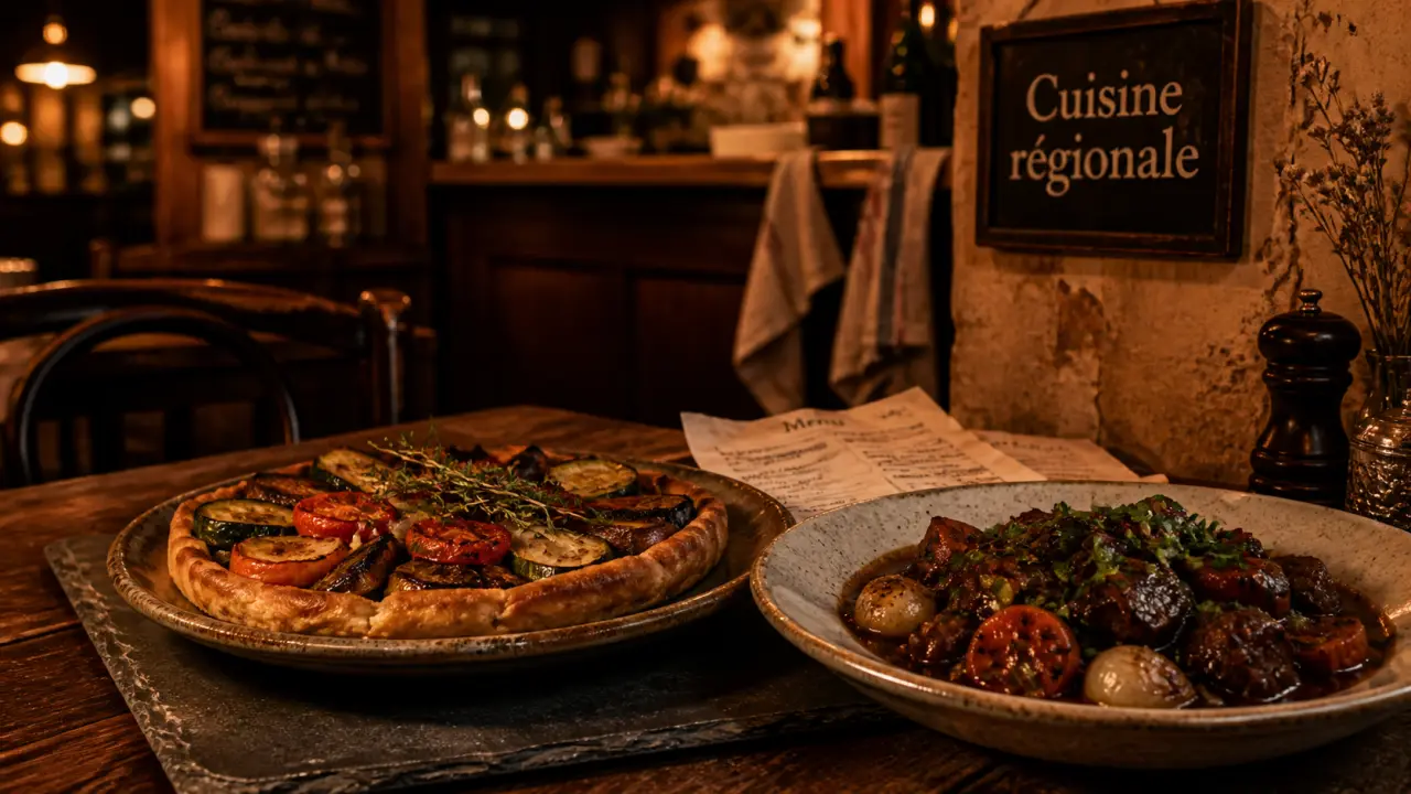 La meilleure cuisine régionale 2025, bistrot, tarte aux légumes et plat mijoté