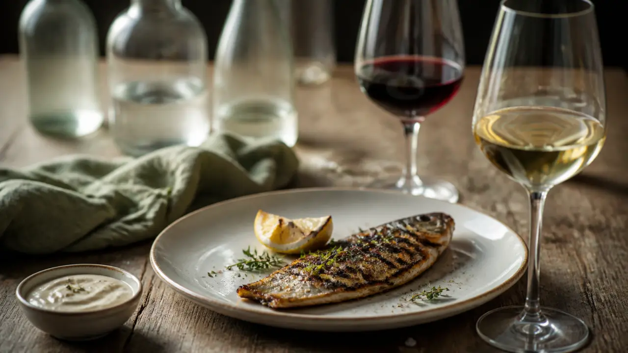 Quel vin servir : blanc sec ou rouge léger pour le poisson et la sauce