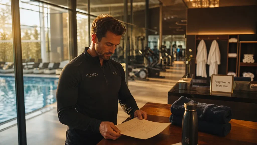 Remise en forme centre : coach et programme bien-être, récupération et sport