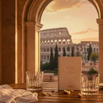 Rome hotel 5 etoiles : terrasse avec vue sur le Colisée