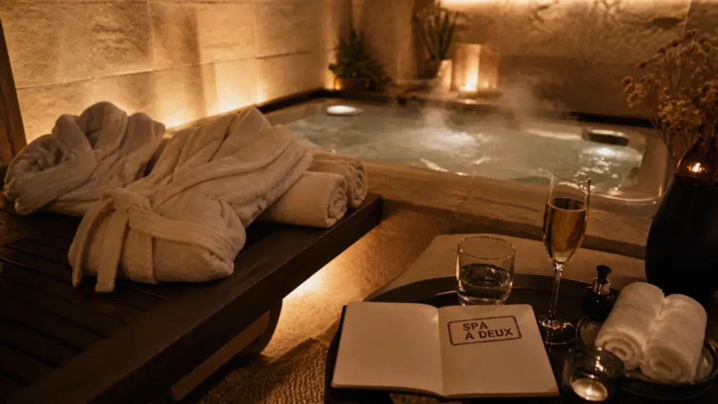 Spa couple Paris : spa privatif et jacuzzi fumant