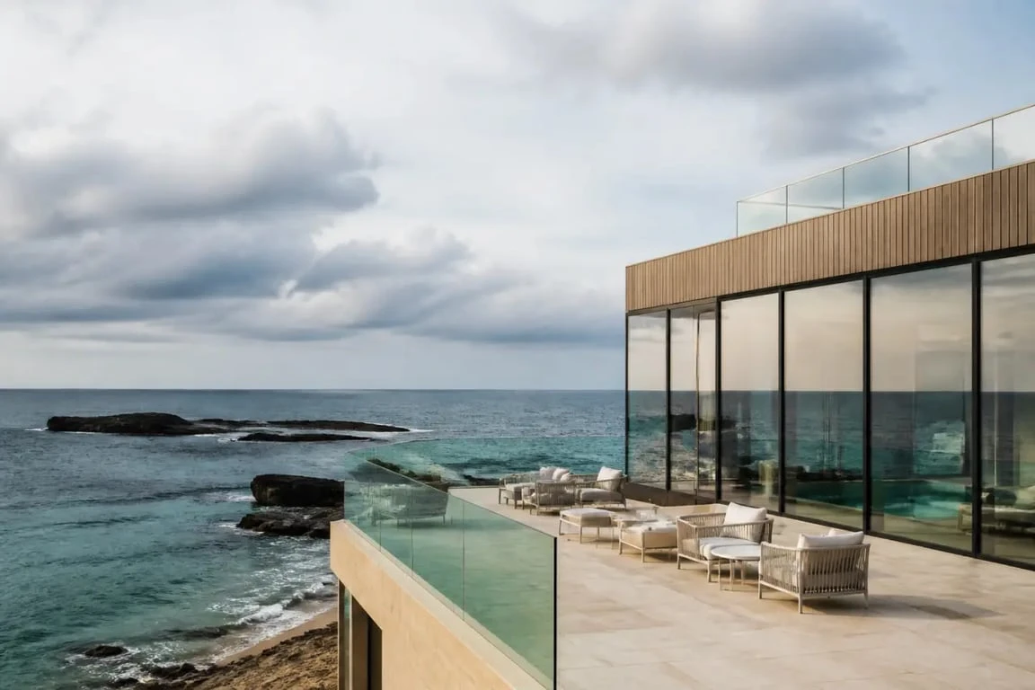 Thalasso France en bord de mer avec vue océan et ambiance bien-être