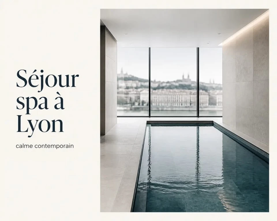 Séjour spa Lyon dans un hôtel avec bassin bien-être et ambiance urbaine élégante