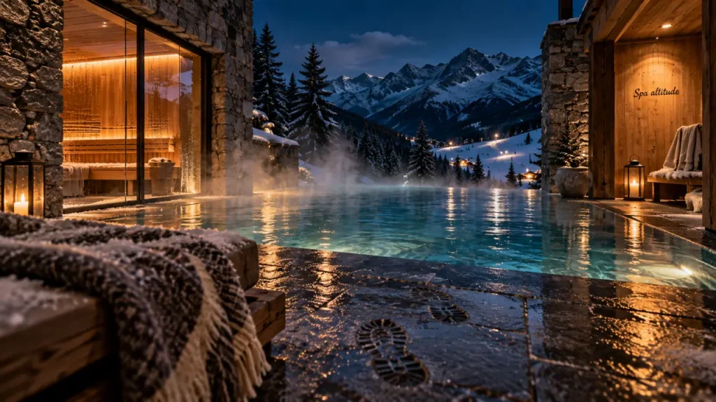 Hotel spa en montagne : piscine chauffée, vapeur et sauna
