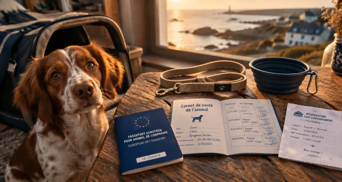 Vacances avec son chien : passeport animal et reçu de réservation